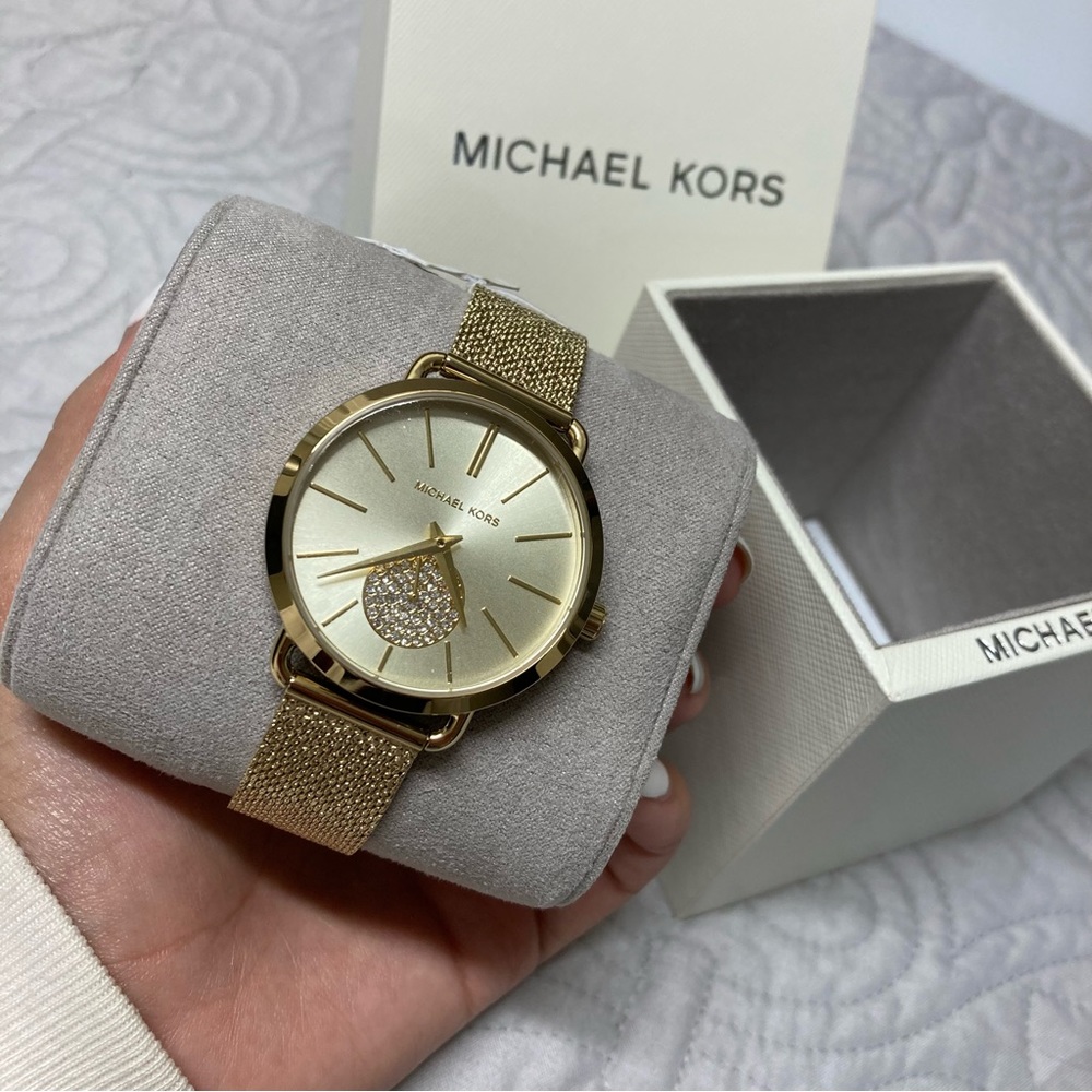 Michael Kors Watch Portia in stainless steel in gold
